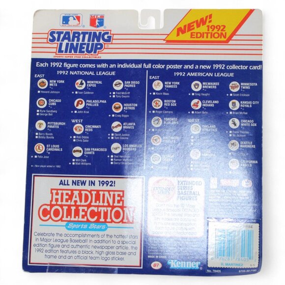 Starting Lineup 1992 Ramon Martinez Figure & Card Kenner New Edition - Picture 3 of 3